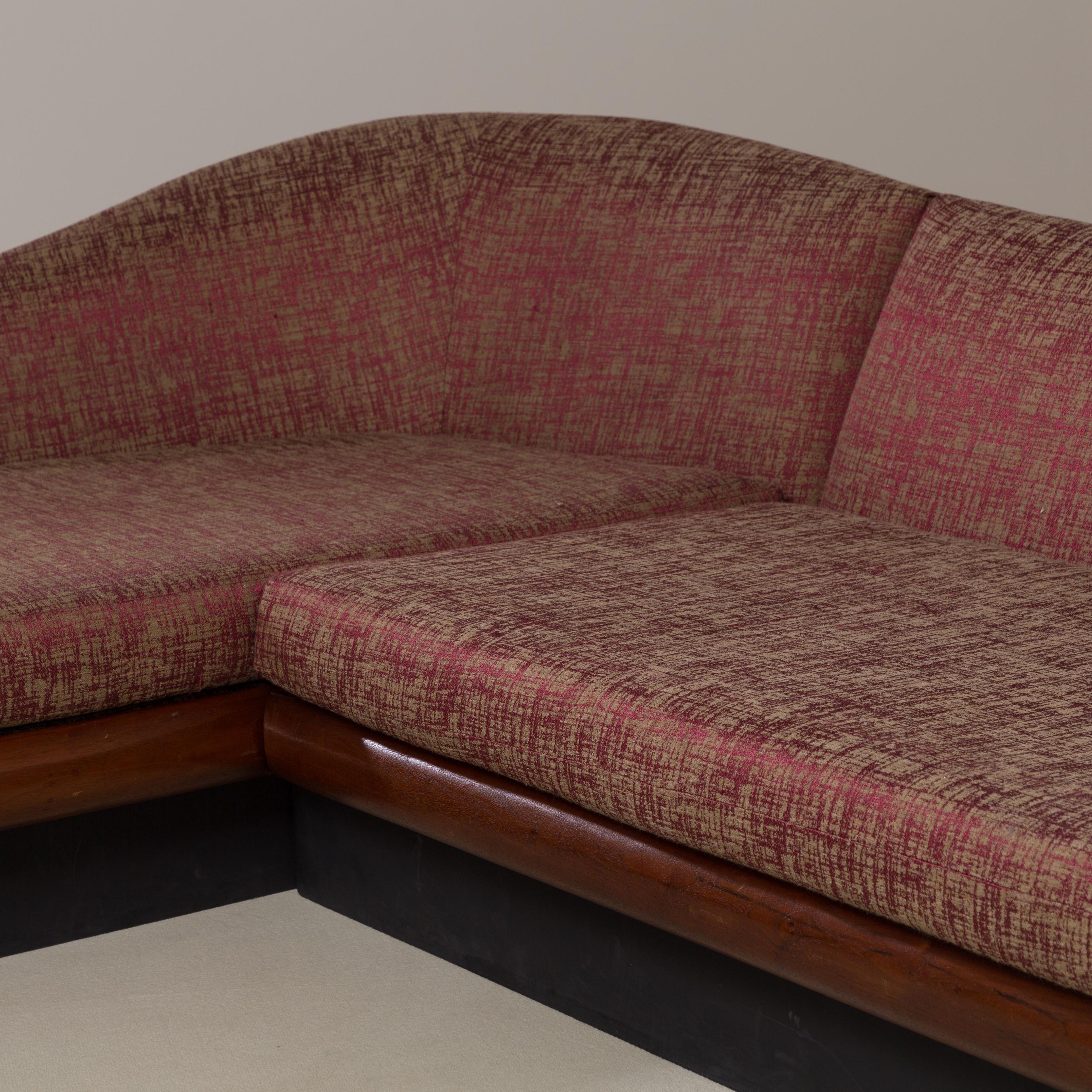 Gebogenes zweiteiliges Wolken-Sofa von Adrian Pearsall für Craft Associates, USA, 1950er Jahre im Zustand „Gut“ in London, GB