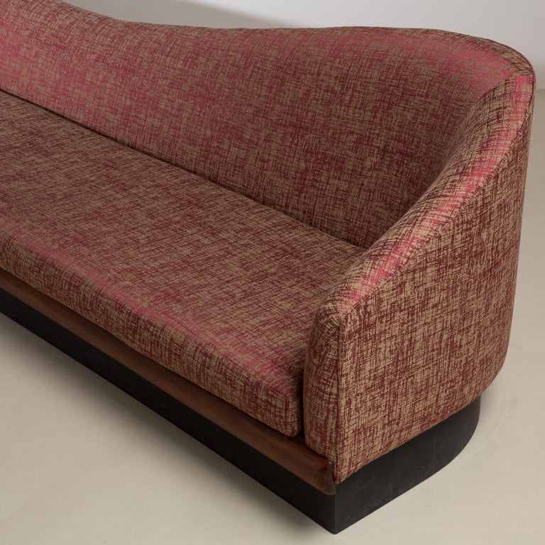 Curved TwoPart Cloud Sofa by Adrian Pearsall for Craft Associates, USA