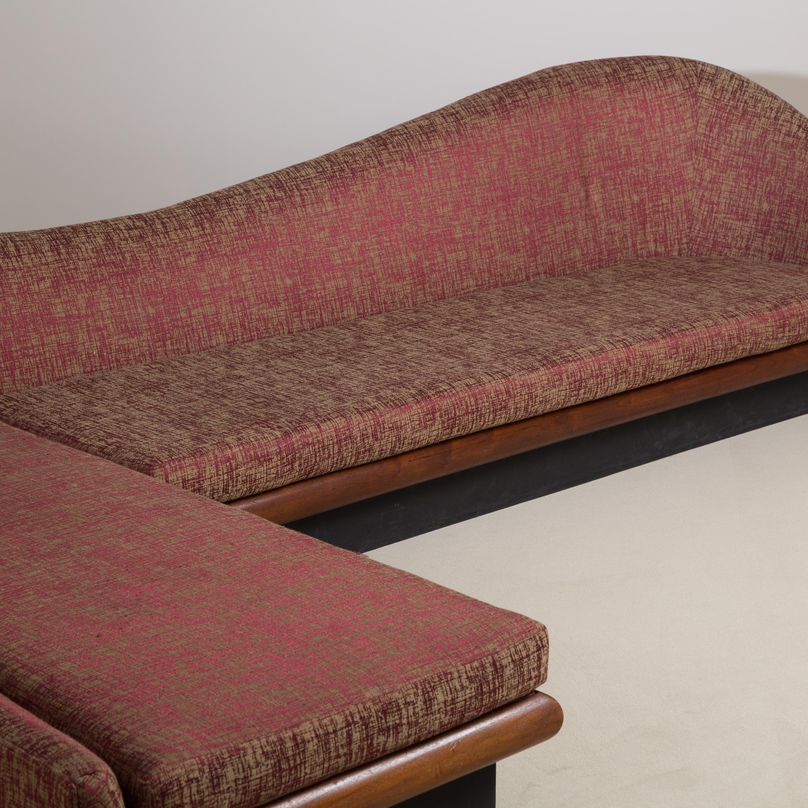 Gebogenes zweiteiliges Wolken-Sofa von Adrian Pearsall für Craft Associates, USA, 1950er Jahre 2