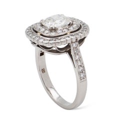 Cushion-Cut Diamond Cluster Ring