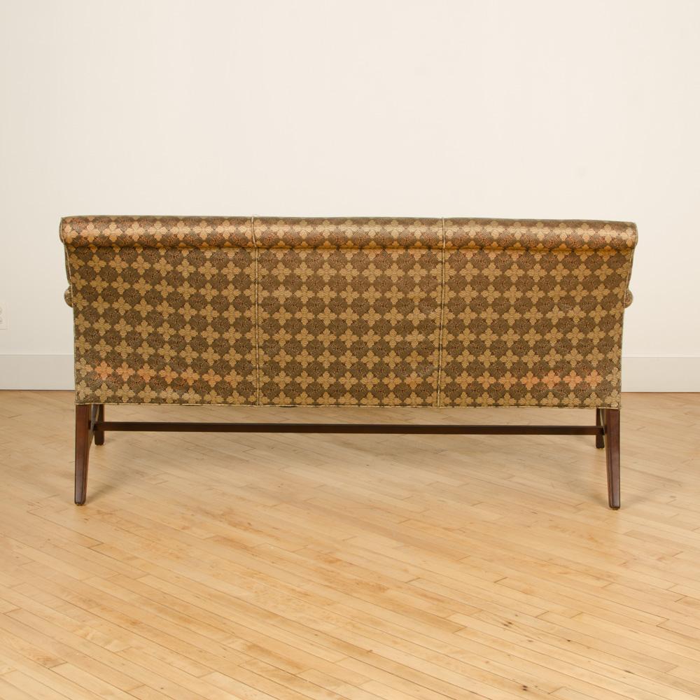 Fabric Custom Quality Sofa in the Manner of Frits Henningsen, Contemporary For Sale