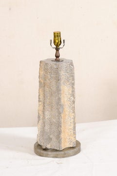 Custom Single Table Lamp from a 19th Century Grinding Millstone