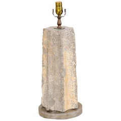 Custom Single Table Lamp from a 19th Century Grinding Millstone