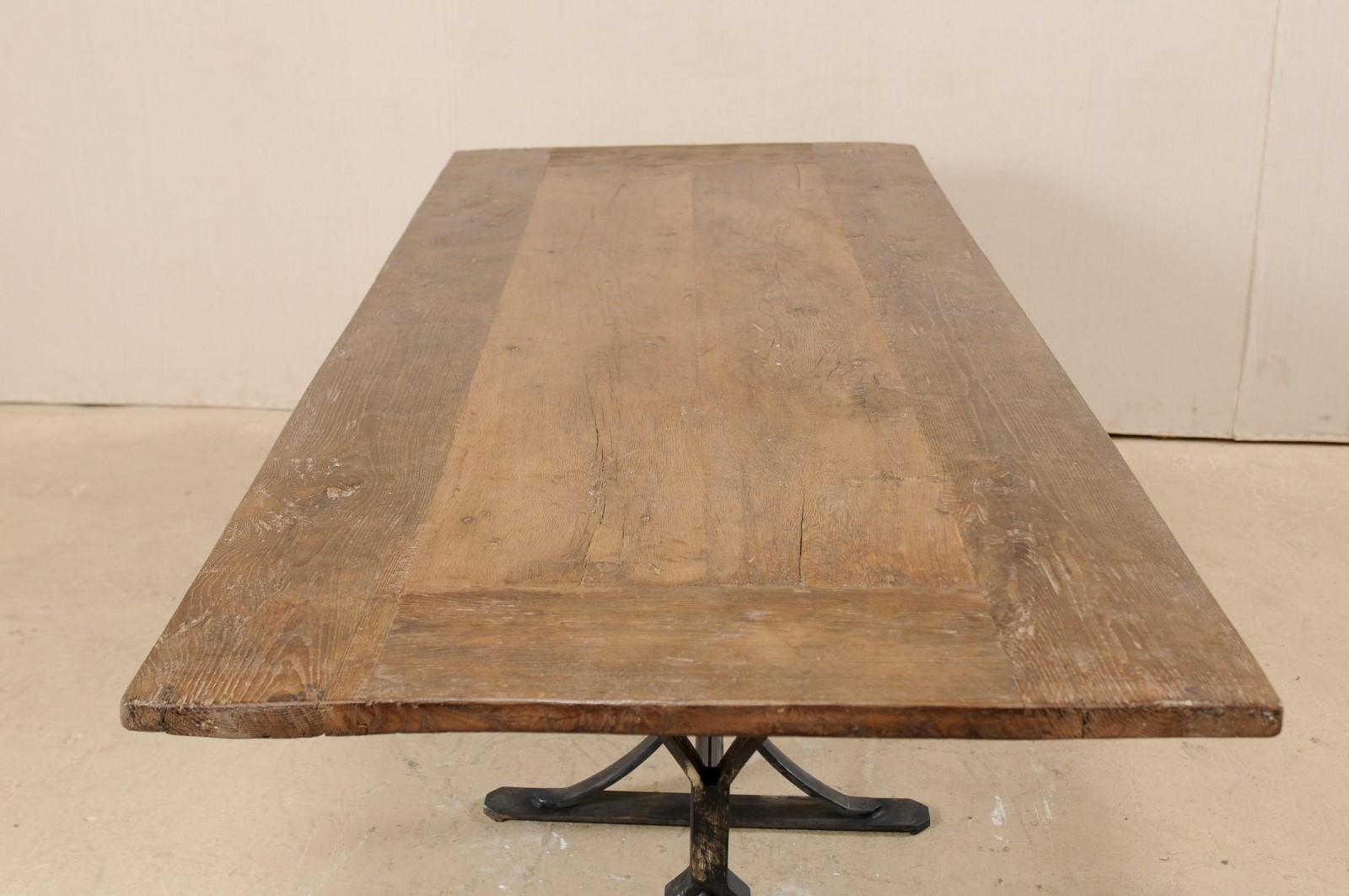 Custom Spanish Reclaimed Wood And Iron Table 3