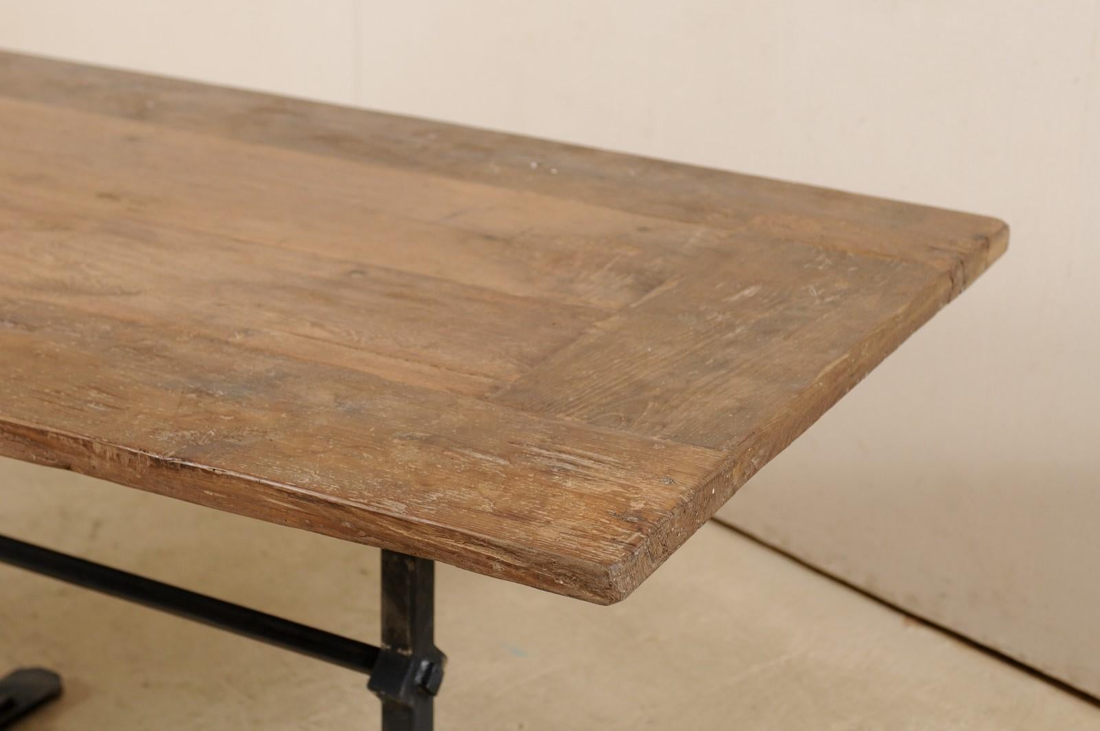 Custom Spanish Reclaimed Wood And Iron Table 4