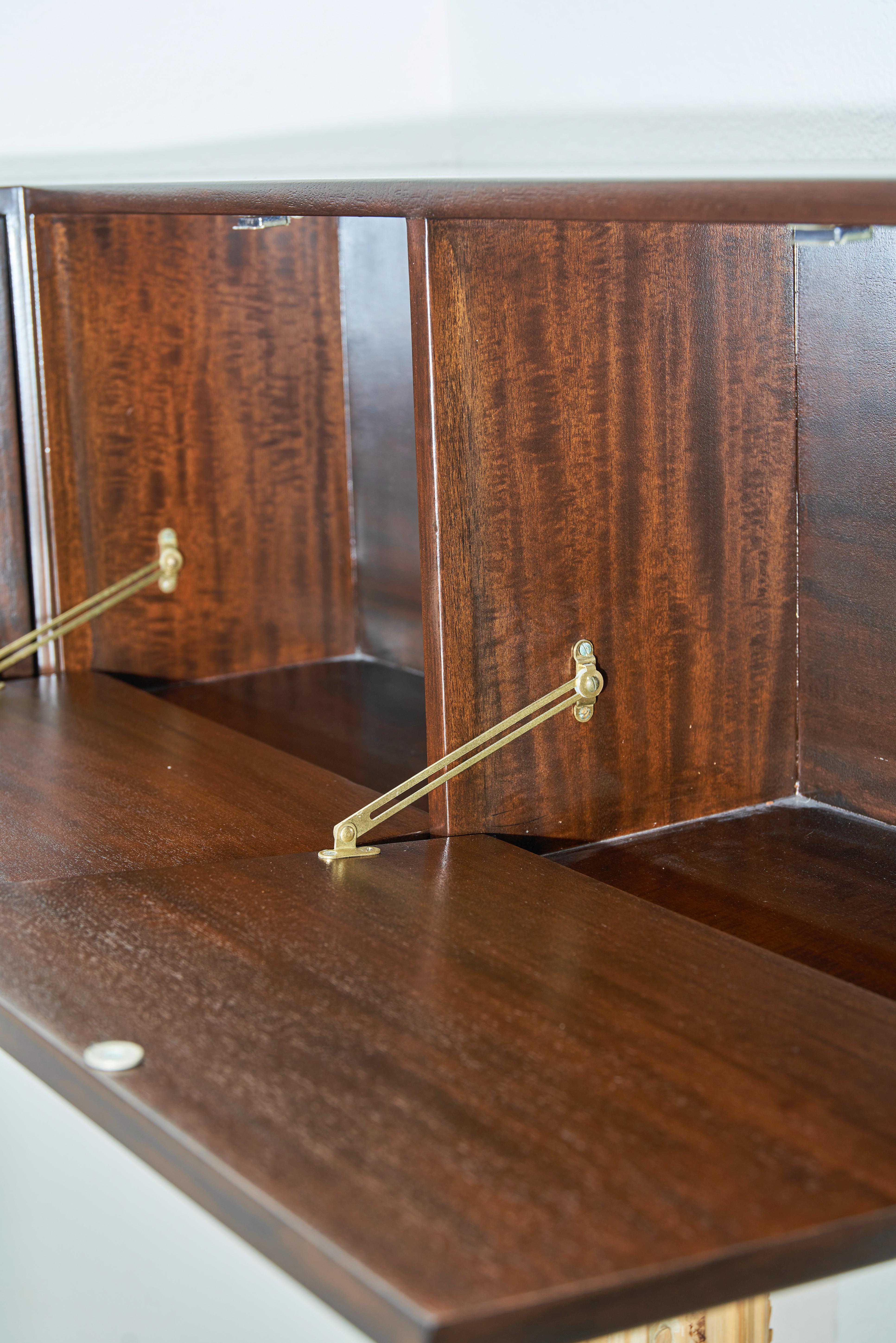 A Custom Wall Mounted Floating Credenza designed by William Haines 2
