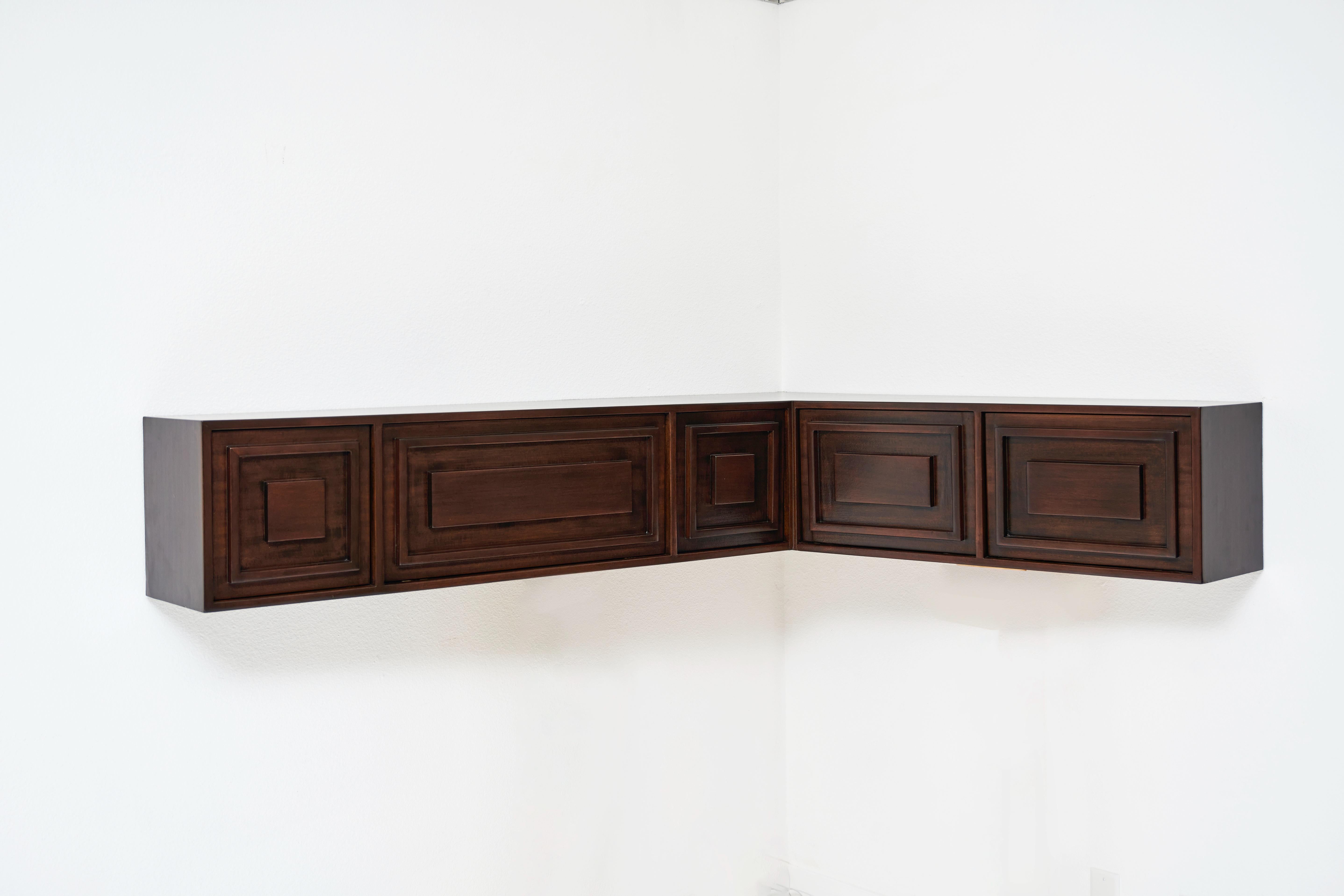 A Custom Wall Mounted Floating Credenza designed by William Haines 3
