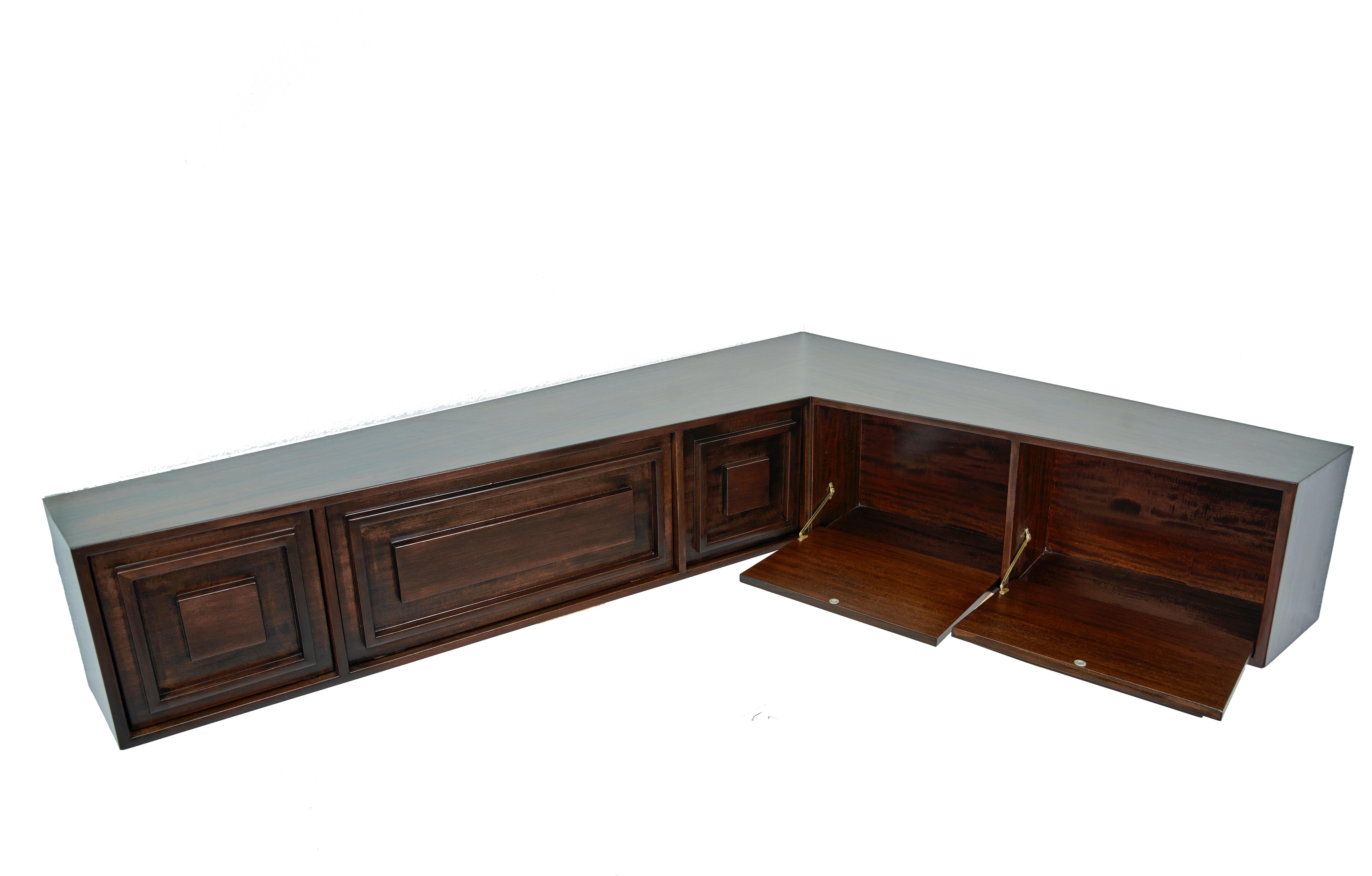 American A Custom Wall Mounted Floating Credenza designed by William Haines