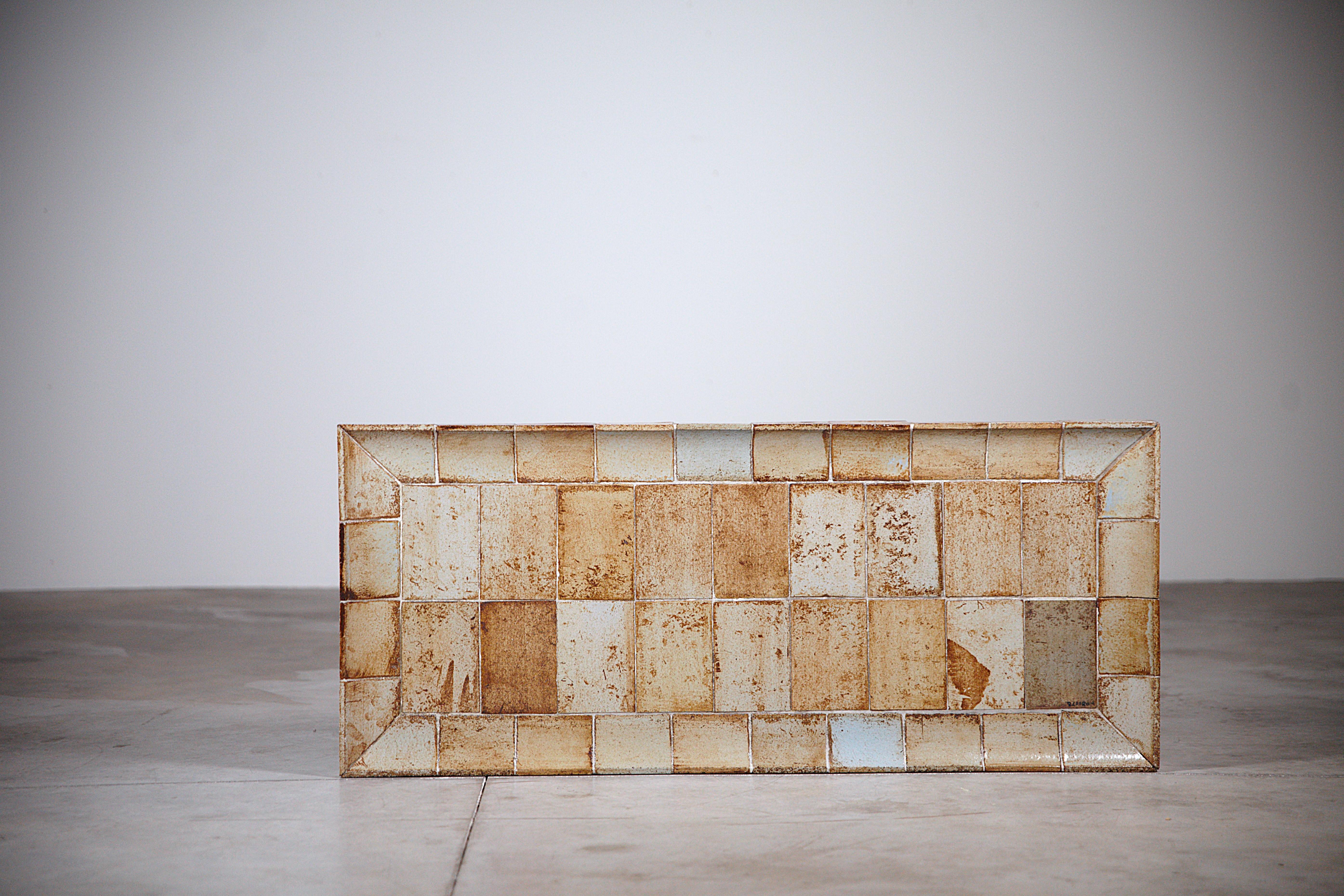 Table basse en grès 