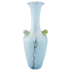 A Czech Skrdlovice 'Antique Glass' Bottle Vase, Designed 1946