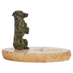 Dachshund Ashtray, Vienna, 1890