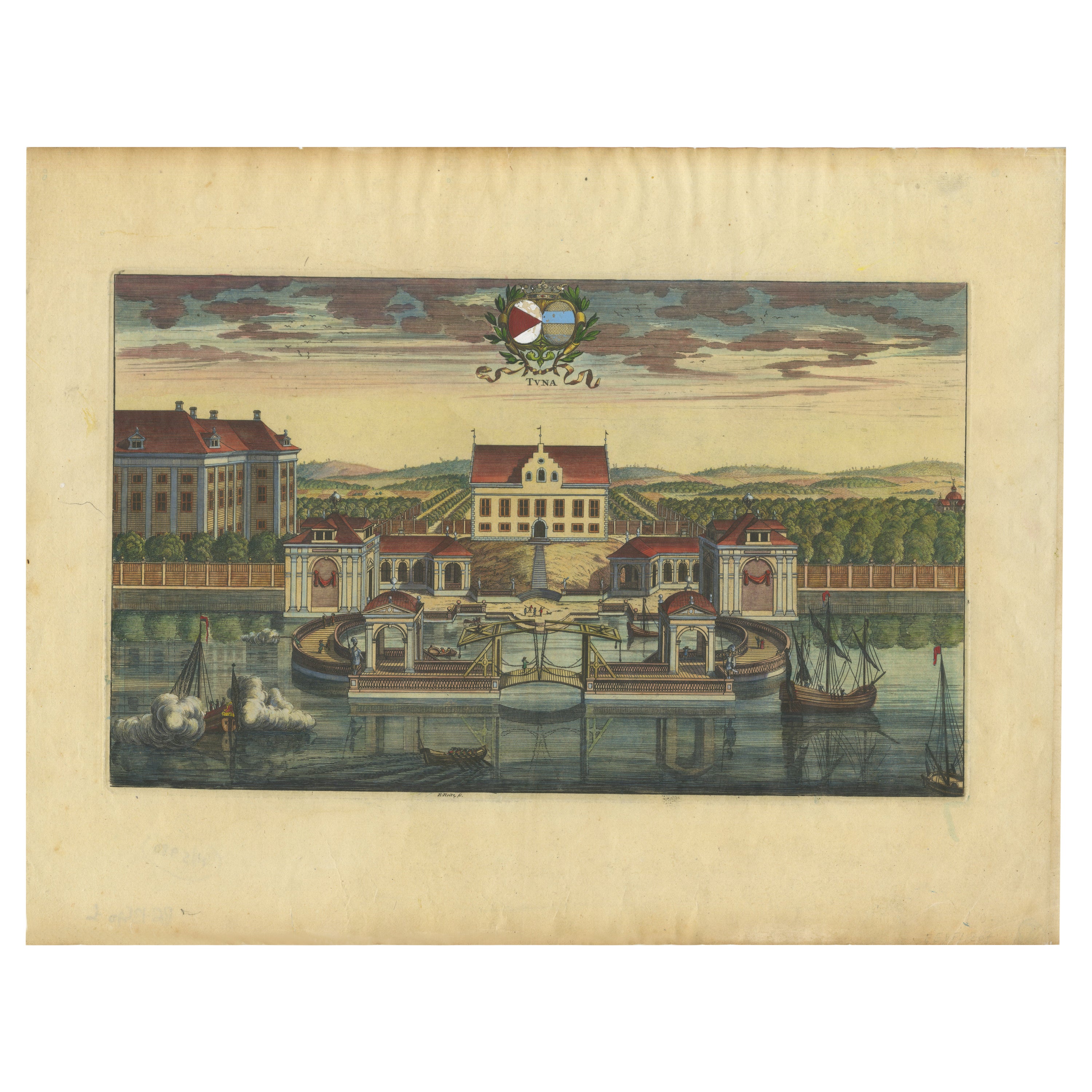 View in Sweden de 'Suecia Antiqua et Hodierna', 1693