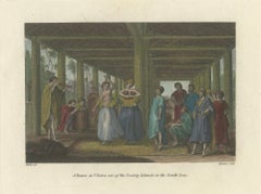 A Dance at Ulietea – Society Islands Scene from Cook’s Voyages, c.1784