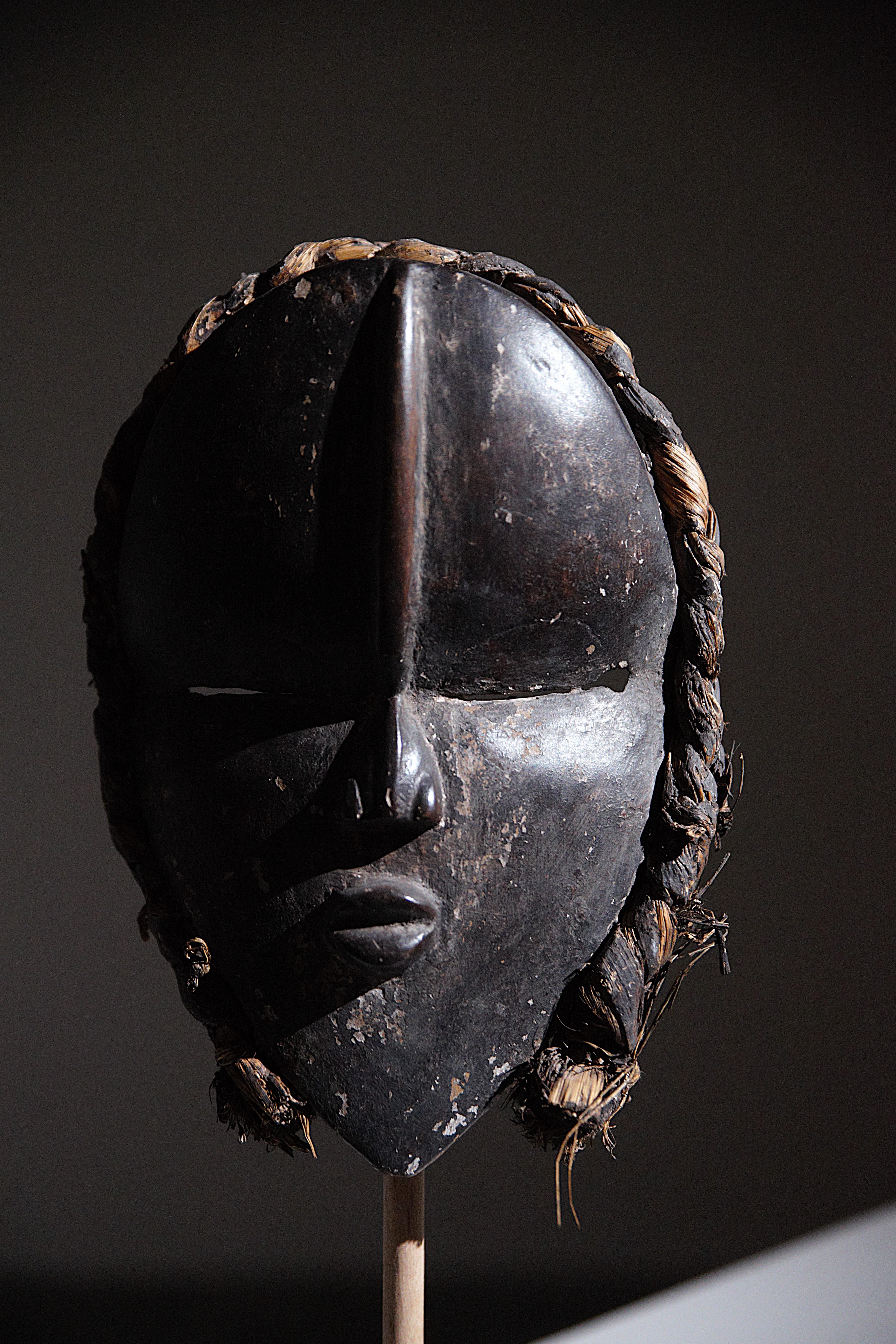 A Dancing Mask by Dan Tribe Africa 1930's For Sale 4