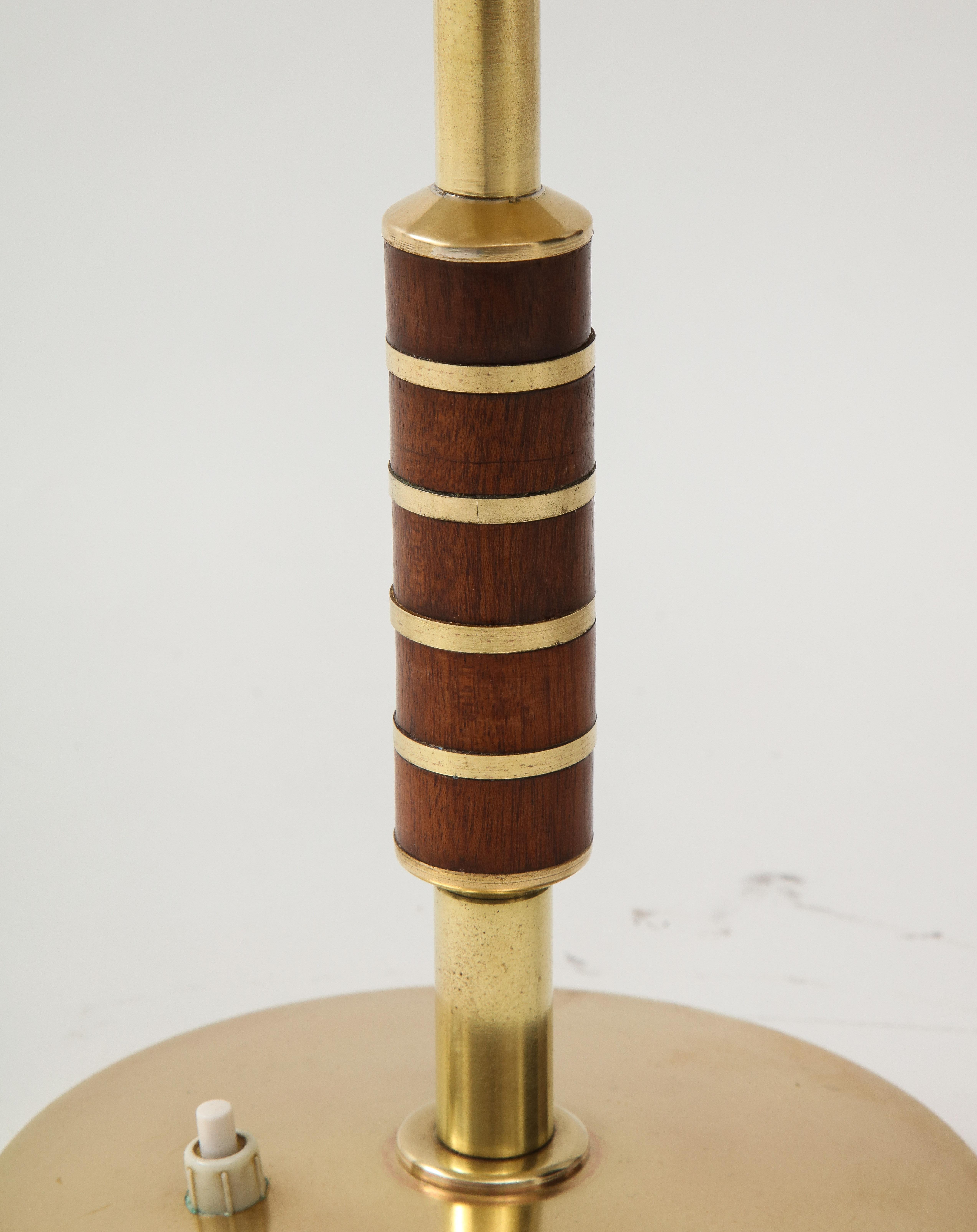 Danish Brass Table Lamp Produced by Lyfa 1956 and Designed by Bent Karlby 6
