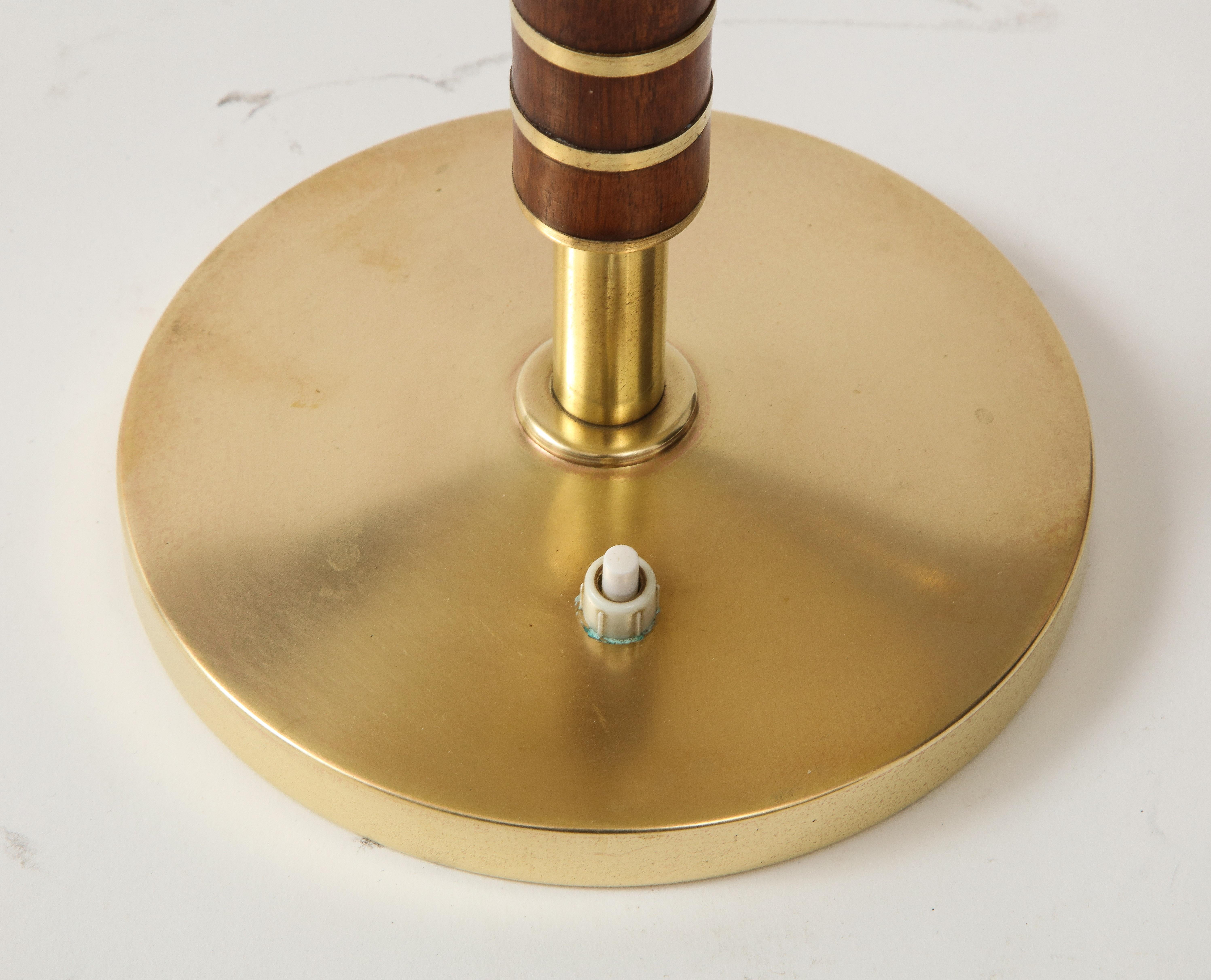 Danish Brass Table Lamp Produced by Lyfa 1956 and Designed by Bent Karlby 4