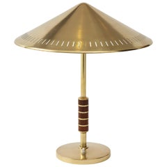 Danish Brass Table Lamp Produced by Lyfa 1956 and Designed by Bent Karlby