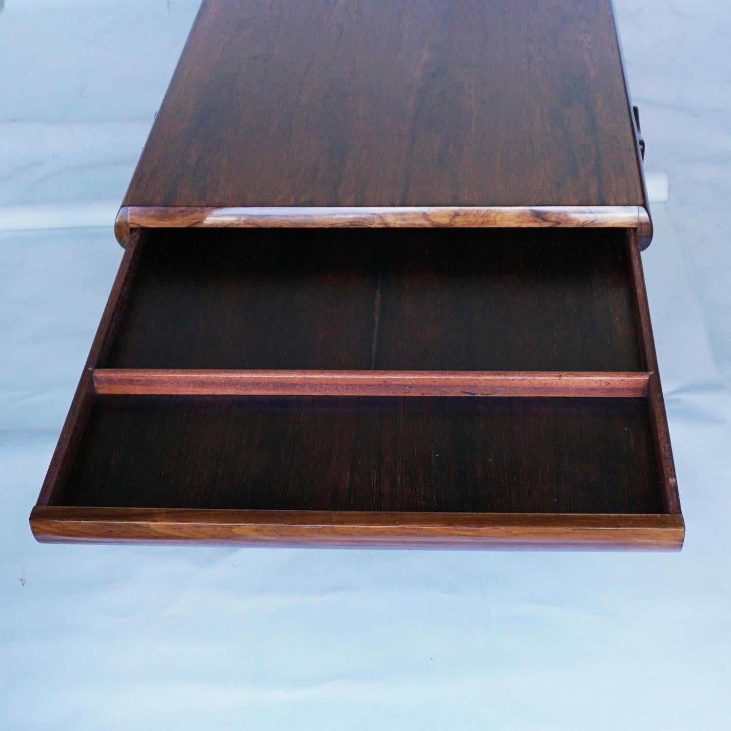 Rosewood Danish Coffee Table by Johannes Andersen for Silkeborg Møbelfabrik, Circa 1960