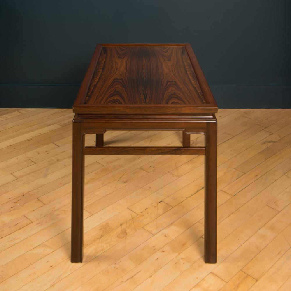 Danish End Table, by Lysberg, Hansen and Therp, Rosewood, circa 1950 In Good Condition For Sale In Philadelphia, PA