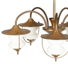 A Danish Five-Light Chandelier