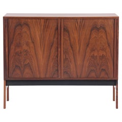 Danish Mid-Century Modern Rosewood Media Cabinet or Small Credenza, Circa 1960