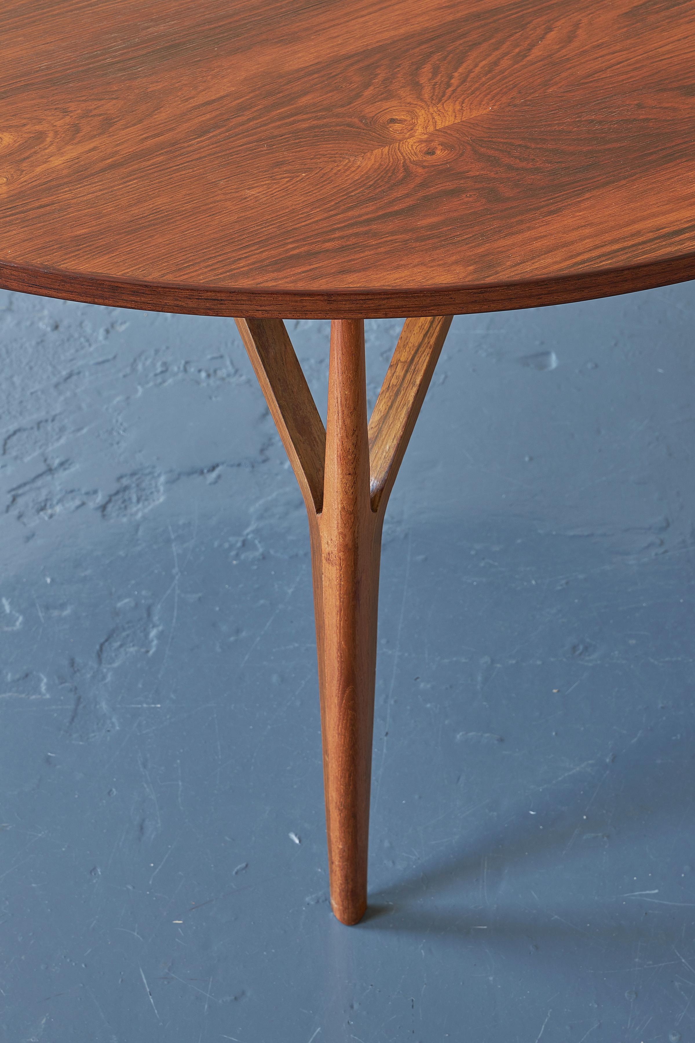 Danish Midcentury Rosewood Dining Table 1