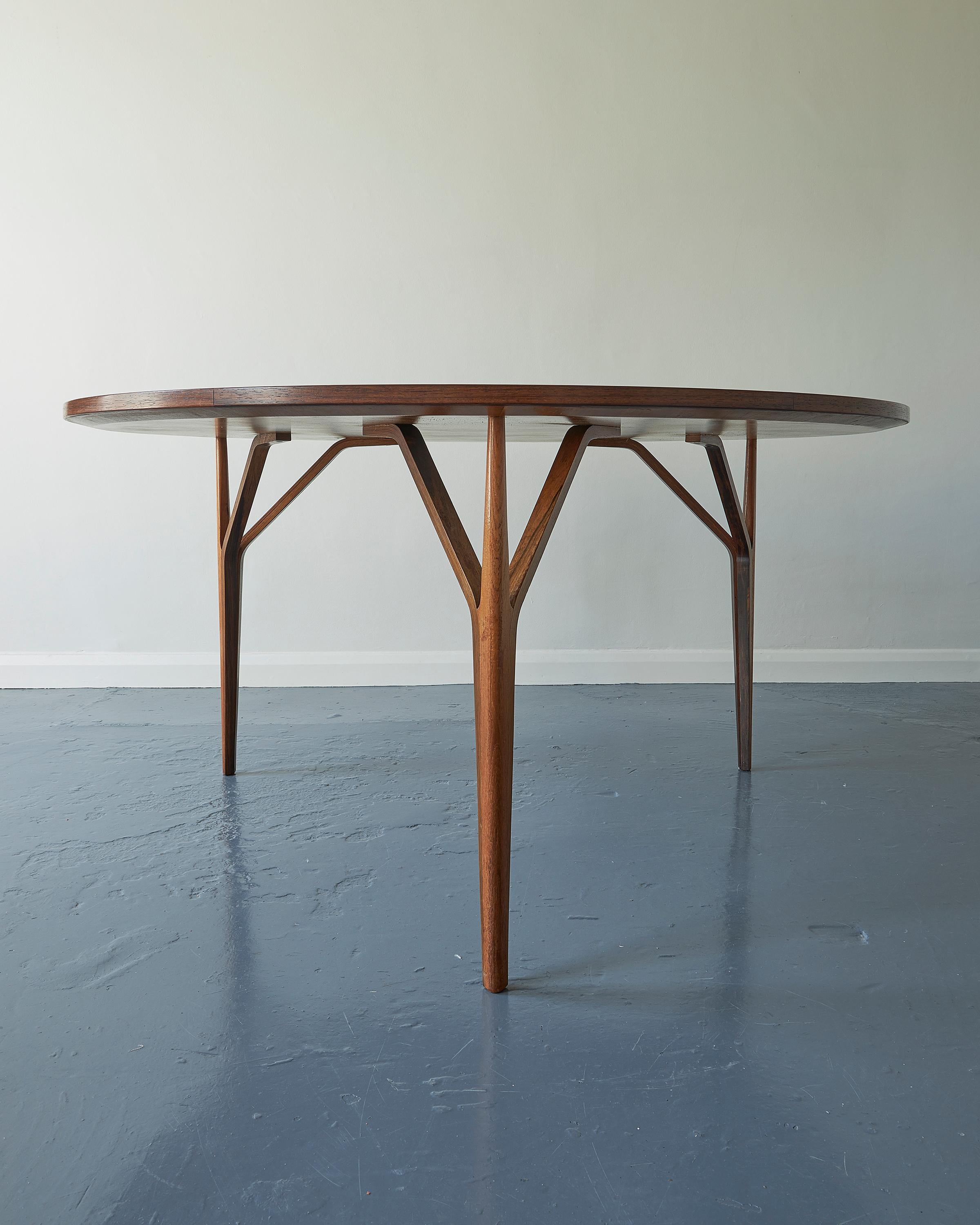 Danish Midcentury Rosewood Dining Table 2