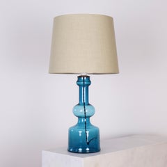 Lampada da tavolo danese moderna in vetro di Lisbeth Brams per Fog and Morup, anni 
60, Danimarca