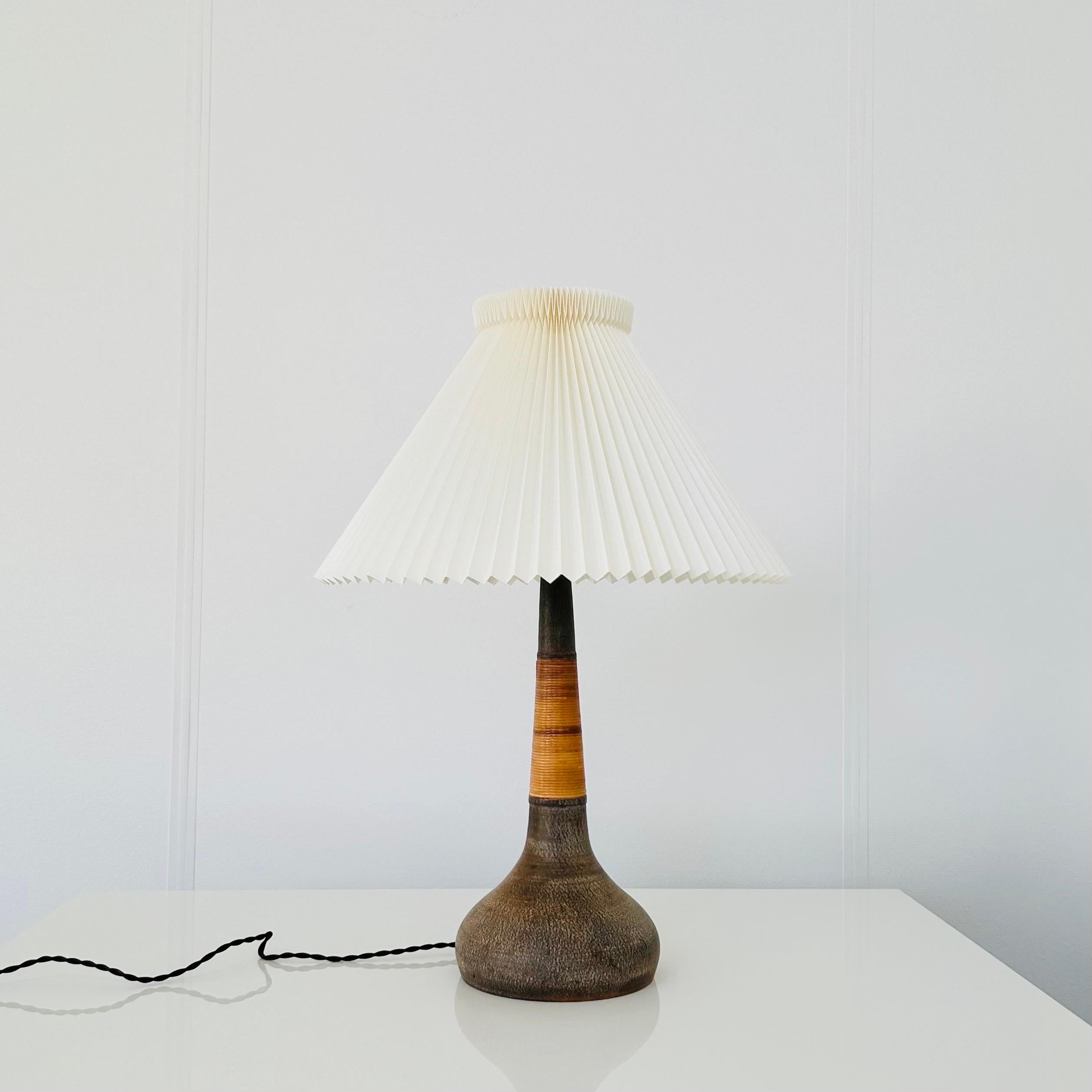 Danish Modern Le Klint & Kähler Ceramics Table Lamp, 1960s, Denmark For Sale 6