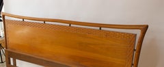 Danish Modern Walnut King Size Headboard, Piet Hein