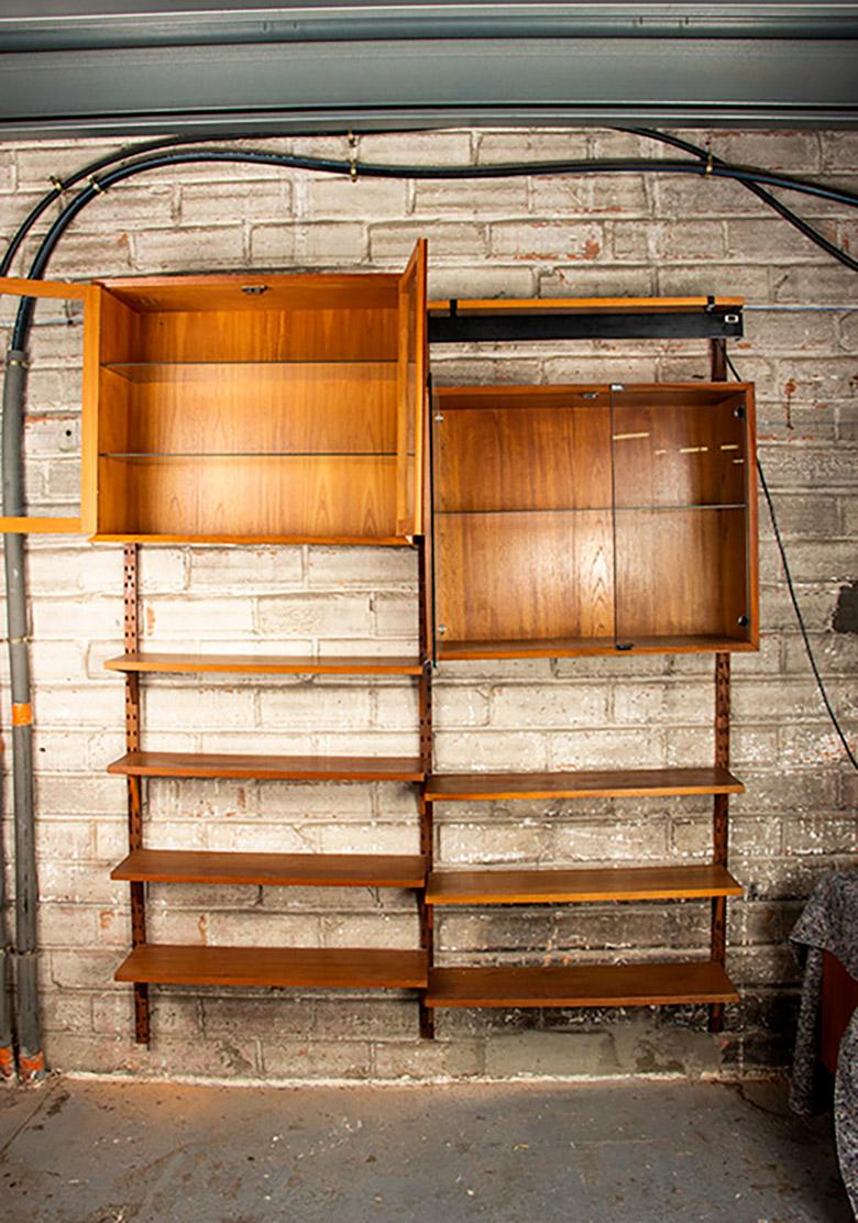 Danese A Danish modular teak shelf by Poul Cadovius for Cado 1960. in vendita