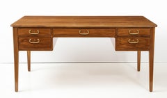 Danish Ole Wanscher Walnut Writing Desk, circa 1960s