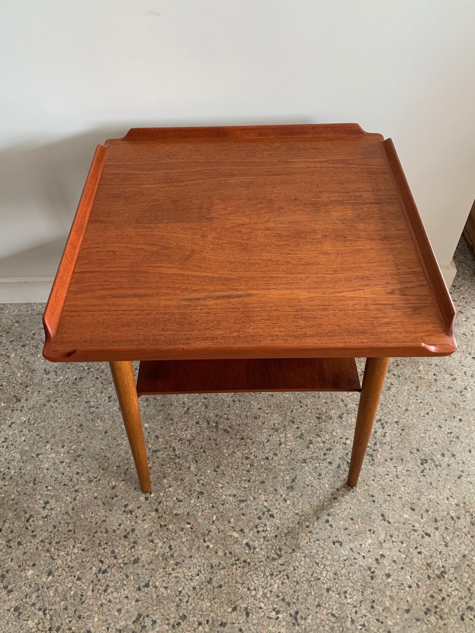 Danish Side Table by George Tanier For Sale 4