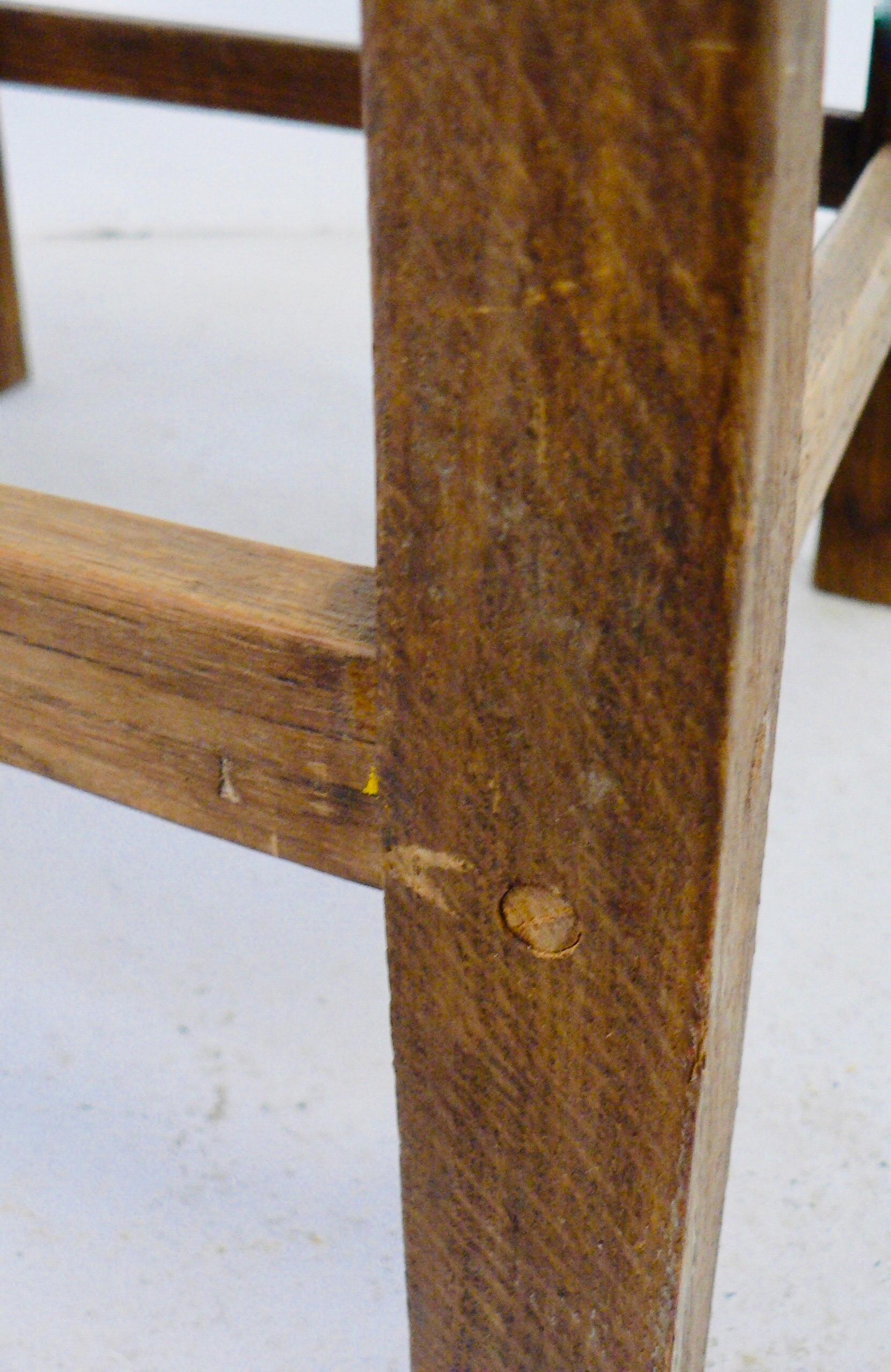 Danish A danish stool form the mid century. For Sale
