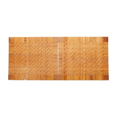 Danish Table Bench in Oak and Cane by Børge Mogensen