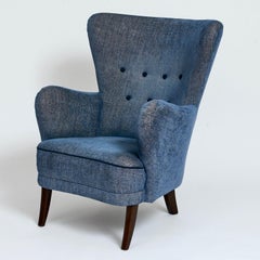 Fauteuil danois tapissé, vers les années 1940
