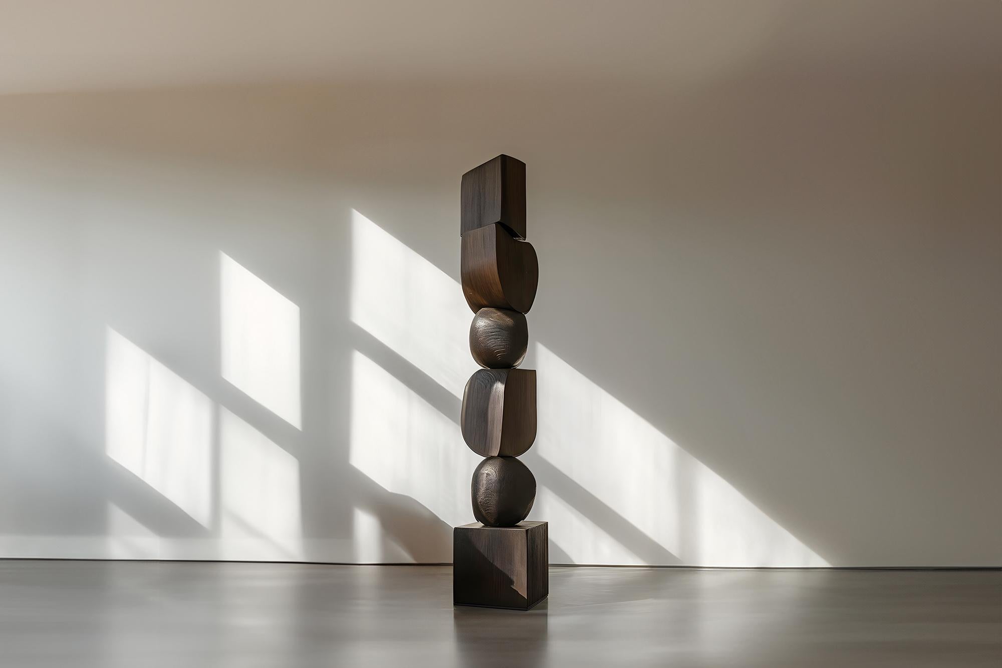 A Dark, Elegant Design Materializes in Burned Oak, Still Stand No91, by NONO
——


Joel Escalona's wooden standing sculptures are objects of raw beauty and serene grace. Each one is a testament to the power of the material, with smooth curves that