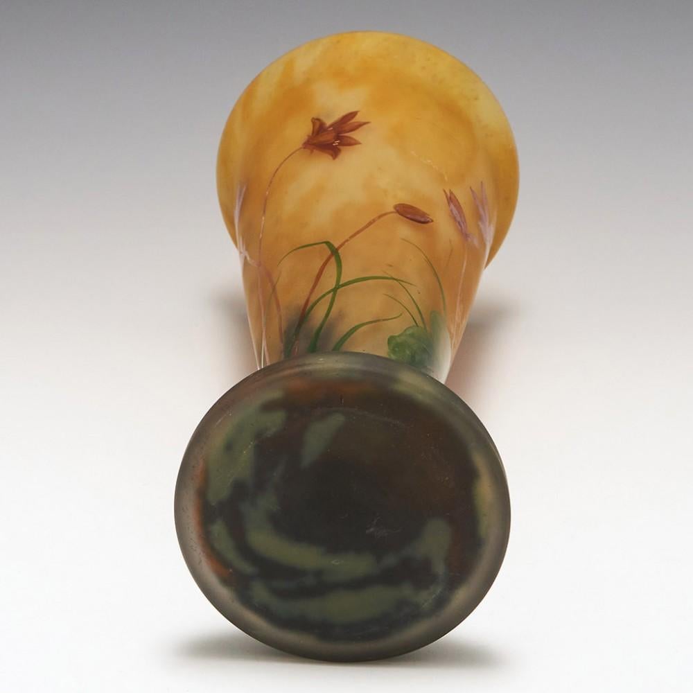 A Daum Mado Nancy Art Nouveau Glass Vase c1925 2