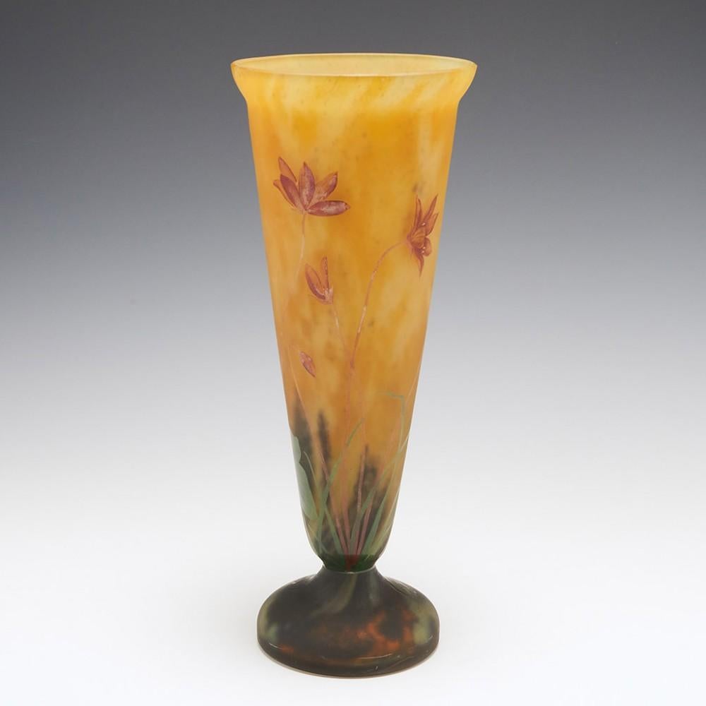 French A Daum Mado Nancy Vase, c1925