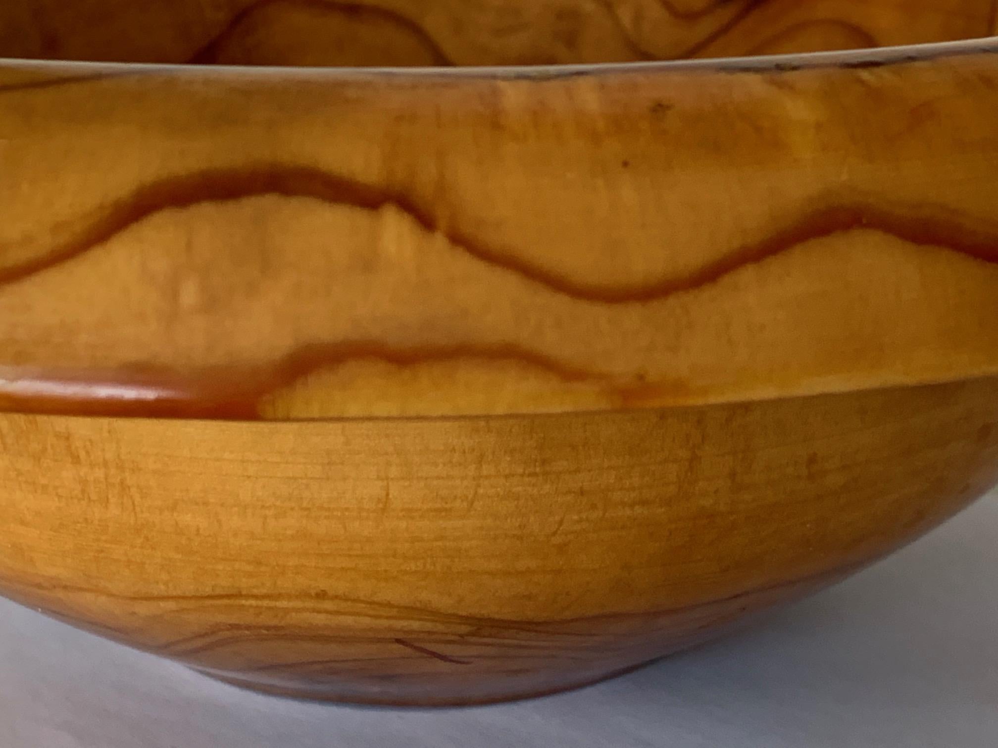 Late 20th Century Dawn Redwood Bowl by Ed Moulthrop