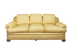 Deangelis Three-Seater Silk Sofa