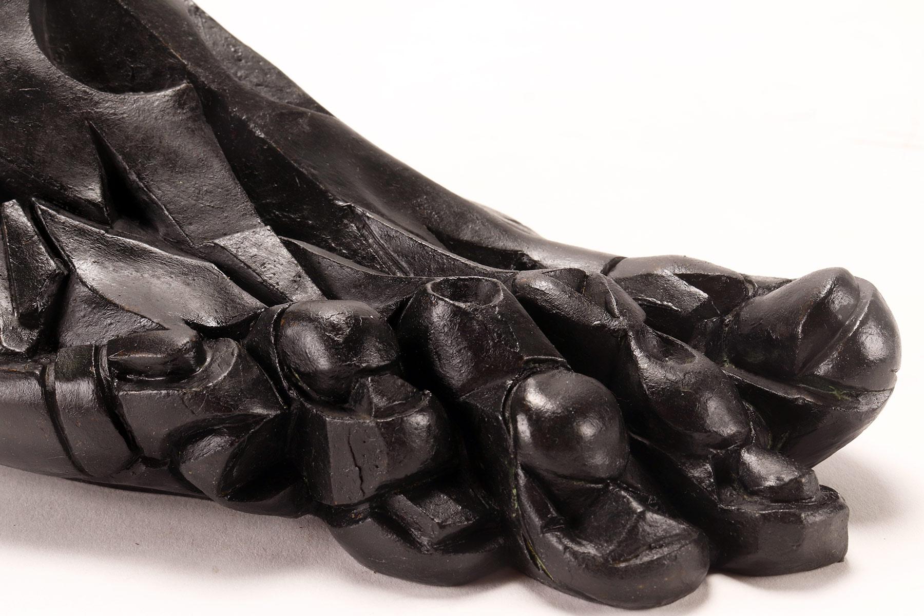 Escultura deconstruida que representa un pie. Italia 1920. en venta 3