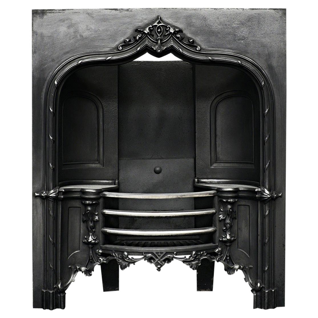 Decorative Cast Iron Victorian Fireplace Insert