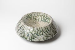 Decorative Dish with Glaze Decoration by Gisele Buthod- Garçon, circa 1999