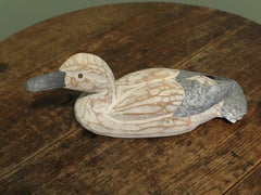 A Decorative French Shabby Brutalist Decoy Duck This is a good sound piece