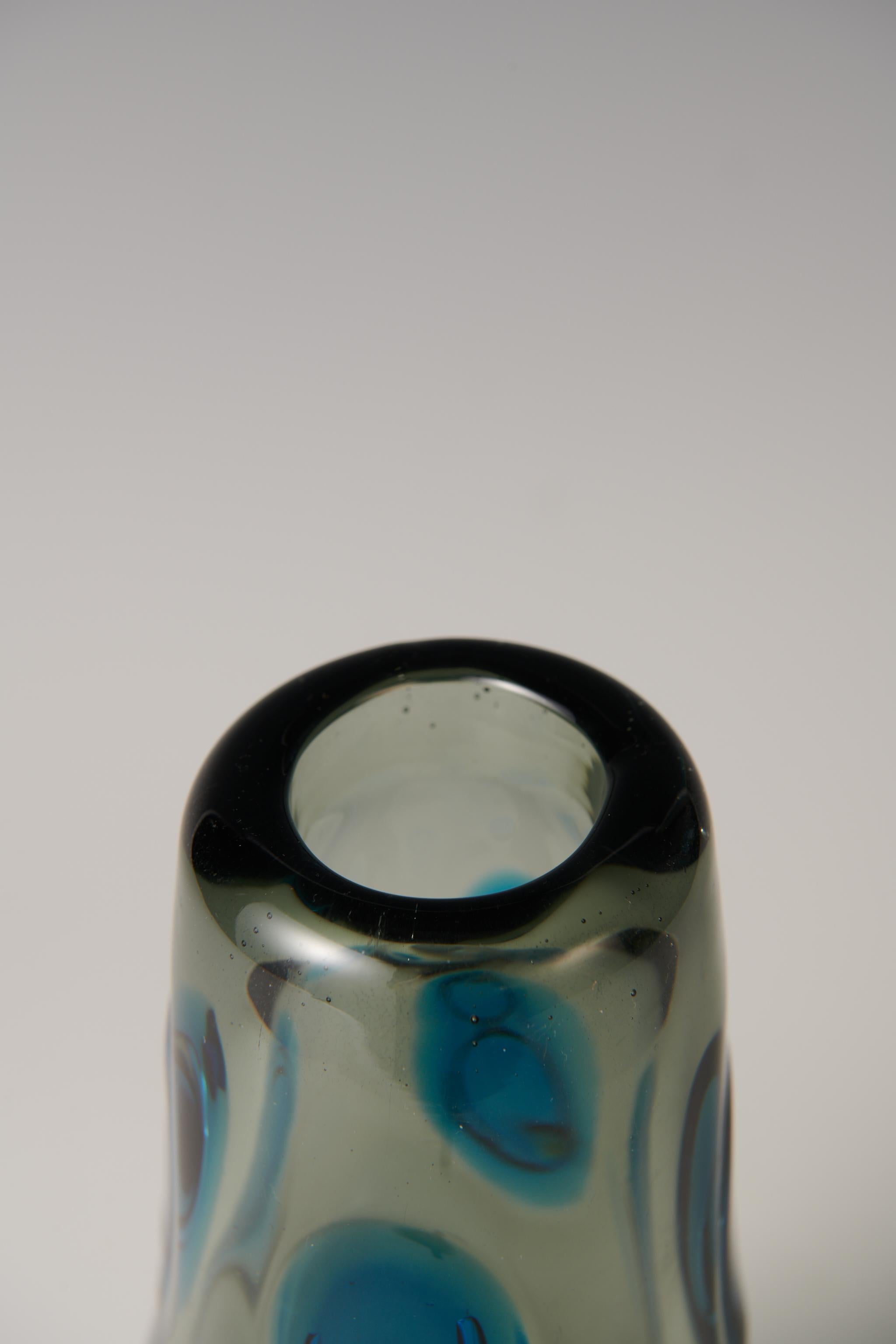 Metà XX secolo Vaso decorativo in vetro, Ercole Barovier, Murano anni 50/60 in vendita