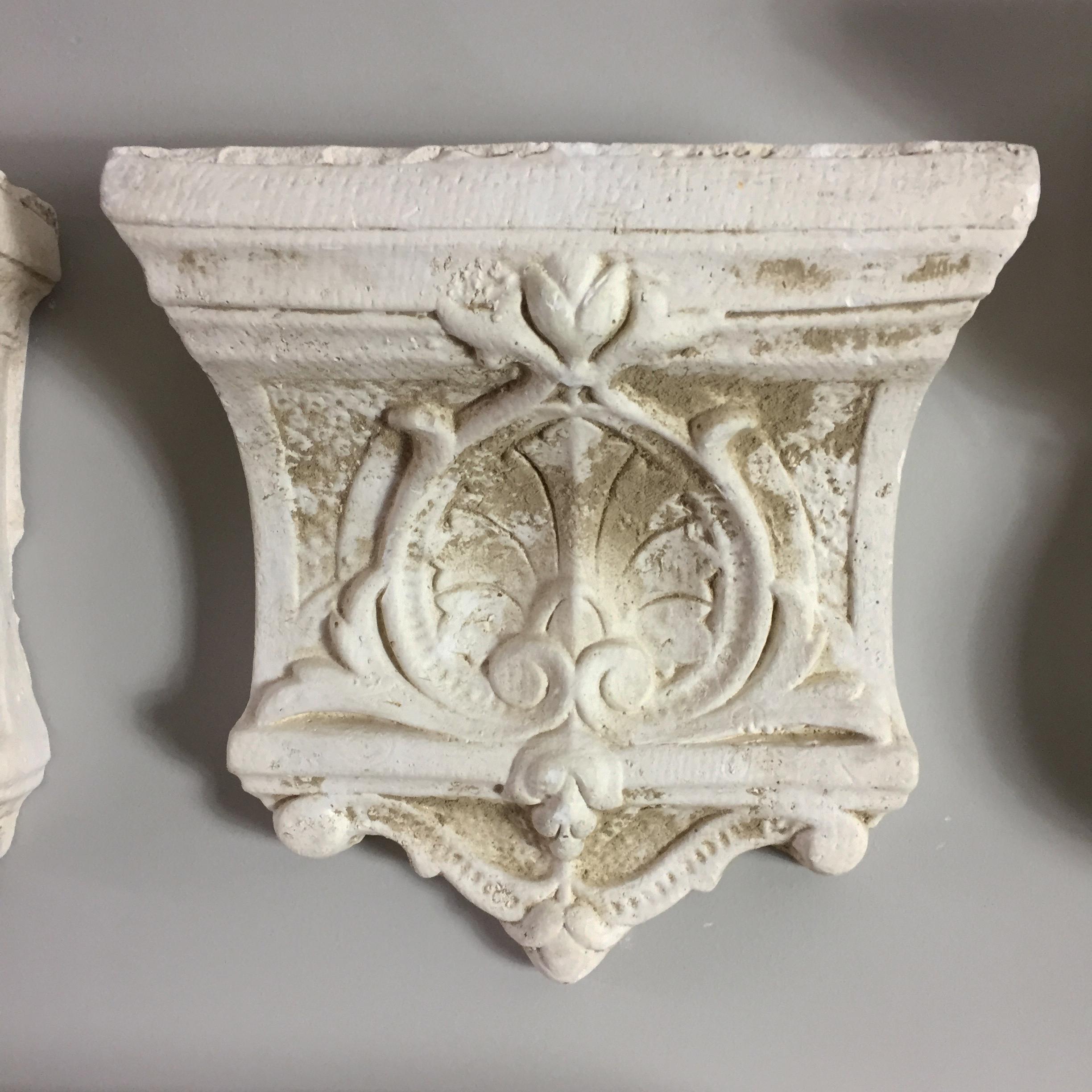 Decorative Group of 12 Plaster Architectural Corbels 1