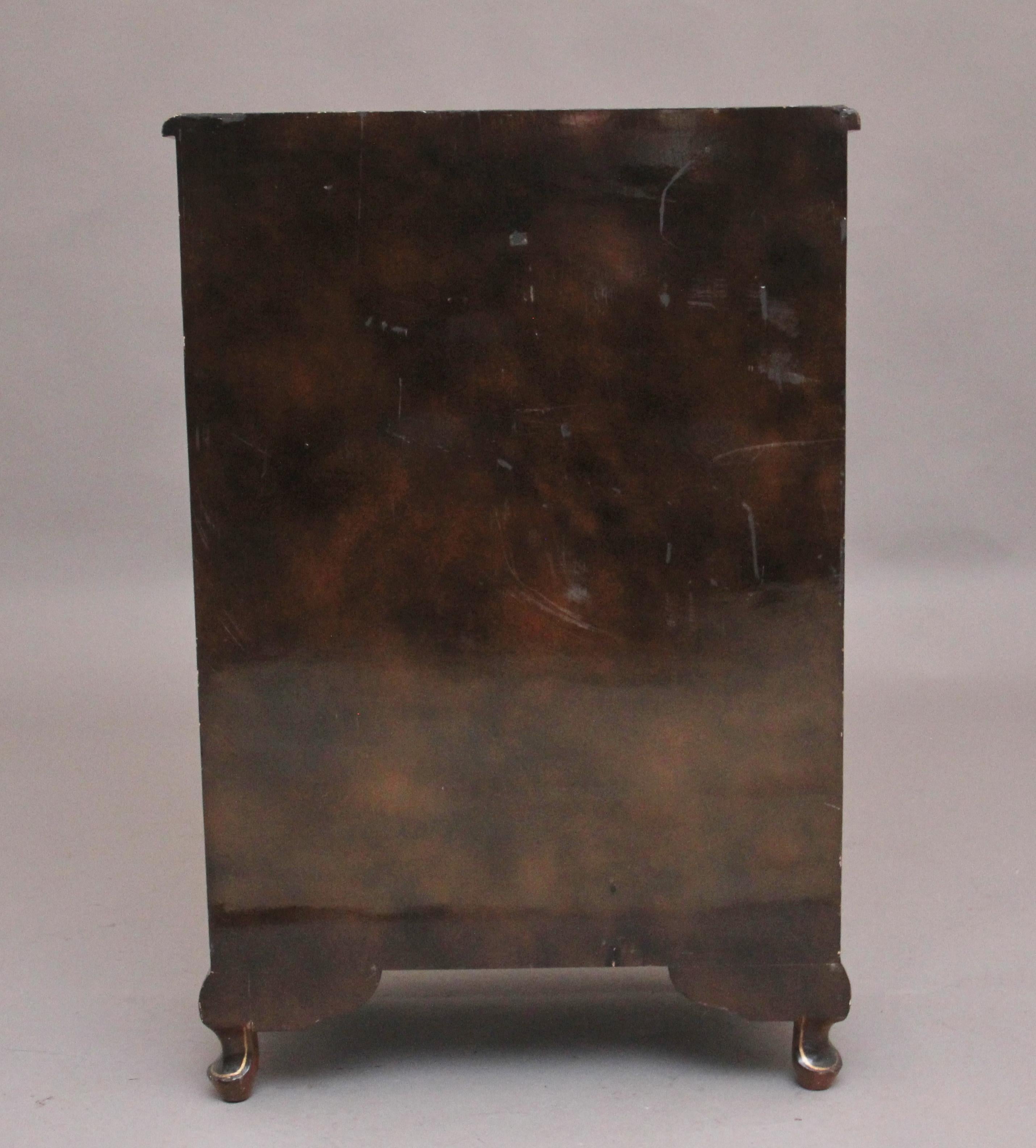 Decorative Mid-20th Century Painted and Lacquered Cabinet 1