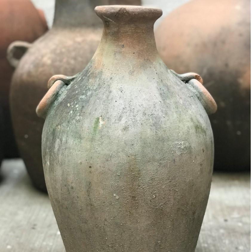 Lencho is a mossy terra-cotta vessel with an earthy, handmade appeal.

Discovered at an abandoned potters studio in the Jalisco, Mexico.

Lencho
Mexico, 1985
Dimensions: 18