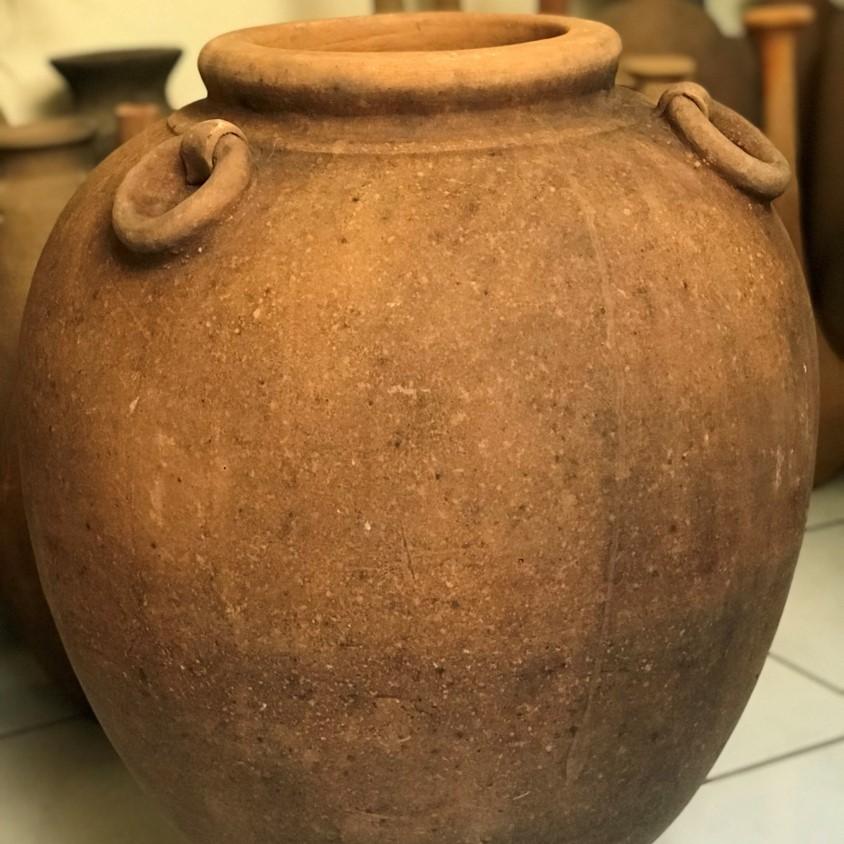 Mexicain Vase décoratif en terre cuite en vente